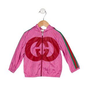 Gucci Infant Girls' Graphic Zip-Up Jacket , Execllent condition, AUTH